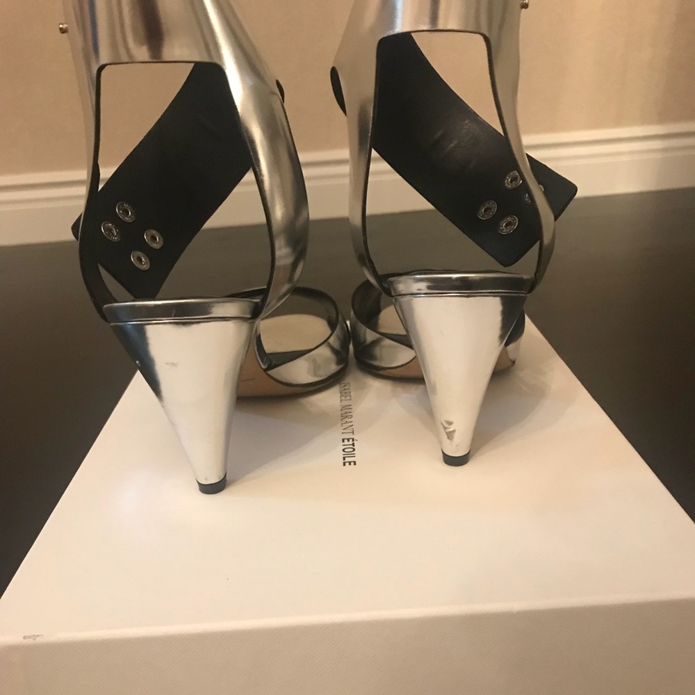 Isabel Marant silver shoes size FR 41 - Picture 5 of 7
